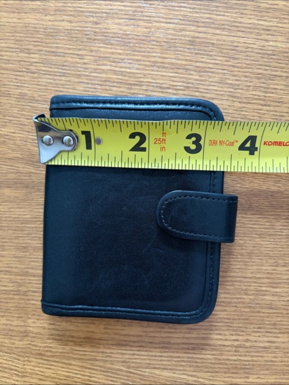 Rare Vintage Coach Black Leather Bifold Wallet Tab Closure Pocket Wallet - Picture 7 of 12
